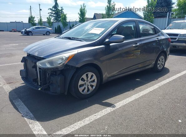 KMHCT4AE1HU193801 2017 HYUNDAI ACCENT Gray 