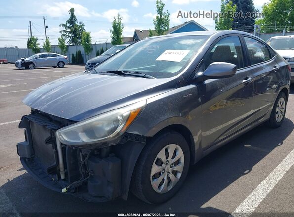 KMHCT4AE1HU193801 2017 HYUNDAI ACCENT Gray 