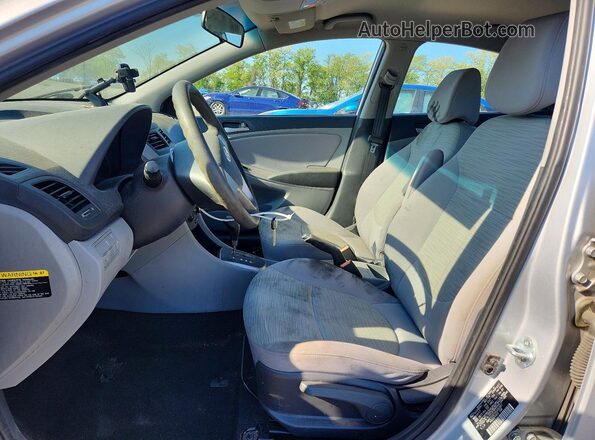 KMHCT4AE1HU292957 2017 HYUNDAI ACCENT Серебряный 