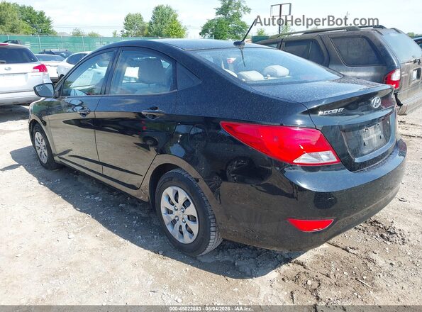 KMHCT4AE2GU955452 2016 HYUNDAI ACCENT Черный Задняя левая четверть