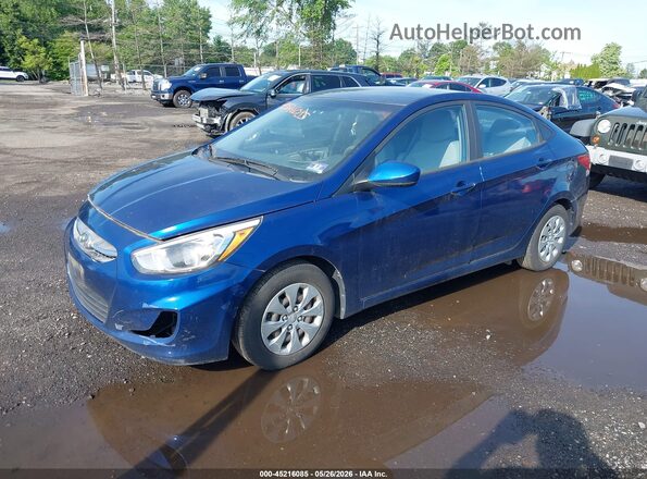 KMHCT4AE2HU169264 2017 HYUNDAI ACCENT Blue 