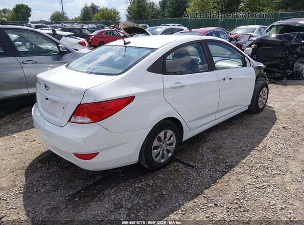 KMHCT4AE2HU237692 2017 HYUNDAI ACCENT Белый Задняя правая четверть