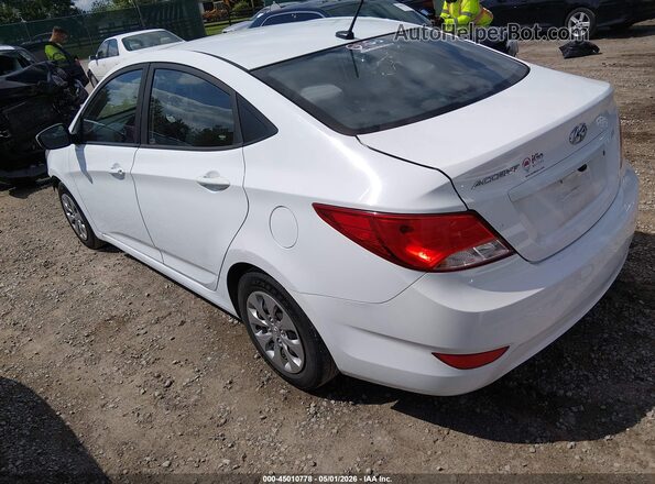KMHCT4AE2HU237692 2017 HYUNDAI ACCENT Белый Задняя левая четверть