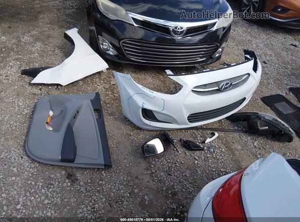 KMHCT4AE2HU237692 2017 HYUNDAI ACCENT Белый Вид щитка приборов