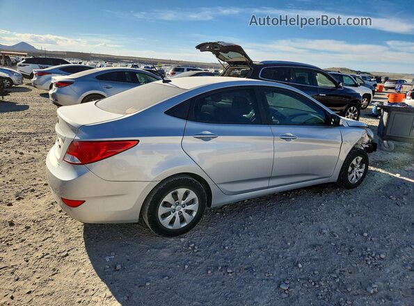 KMHCT4AE3GU161074 2016 HYUNDAI ACCENT Silver Rear right