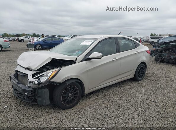 KMHCT4AE4GU033362 2016 HYUNDAI ACCENT Белый Передняя левая четверть