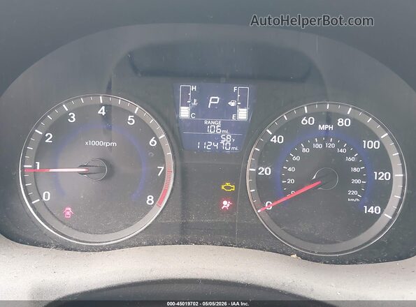 KMHCT4AE4GU033362 2016 HYUNDAI ACCENT Белый Вид задних сидений