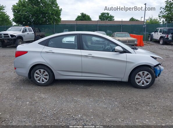 KMHCT4AE4GU077958 2016 HYUNDAI ACCENT Silver Սարքավորումների վահանակի տեսք