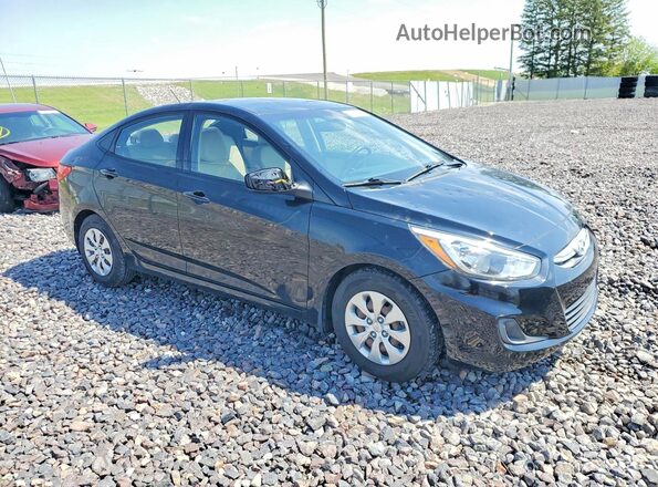 KMHCT4AE4HU356781 2017 HYUNDAI ACCENT Black 