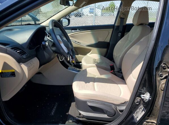 KMHCT4AE4HU356781 2017 HYUNDAI ACCENT Black 