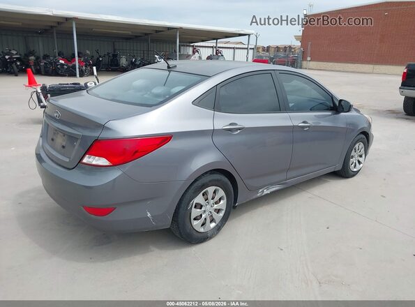 KMHCT4AE5GU963707 2016 HYUNDAI ACCENT Gray Задня права чверть