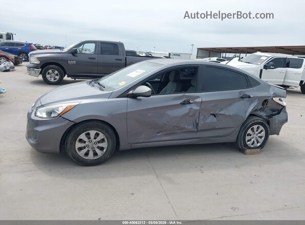 KMHCT4AE5GU963707 2016 HYUNDAI ACCENT Gray Вид спереду