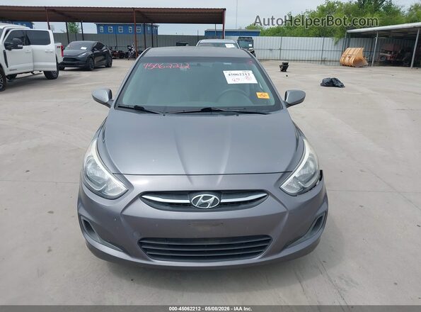KMHCT4AE5GU963707 2016 HYUNDAI ACCENT Gray Вид щитка приладів