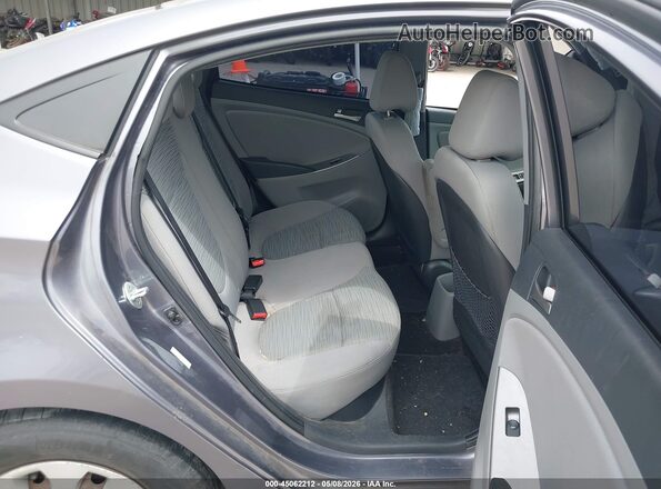 KMHCT4AE5GU963707 2016 HYUNDAI ACCENT Gray Вид наклейки з VIN-кодом