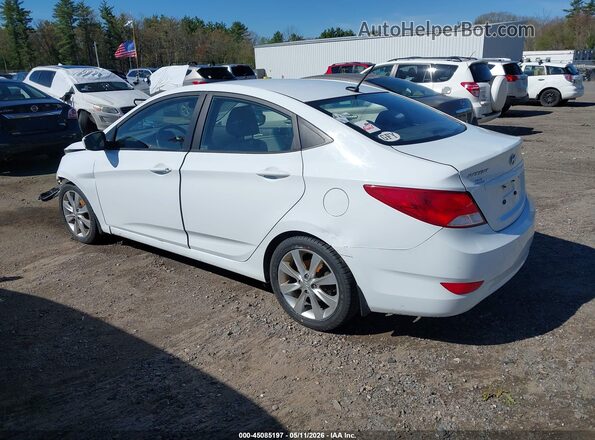 KMHCT4AE5HU271433 2017 HYUNDAI ACCENT Белый Задняя левая четверть