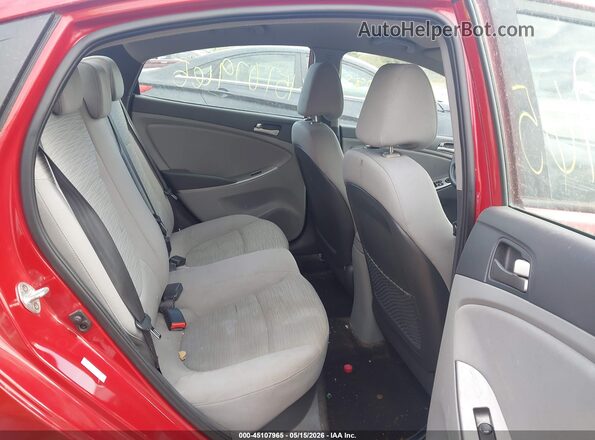 KMHCT4AE5HU360029 2017 HYUNDAI ACCENT Red Vista de la etiqueta del VIN