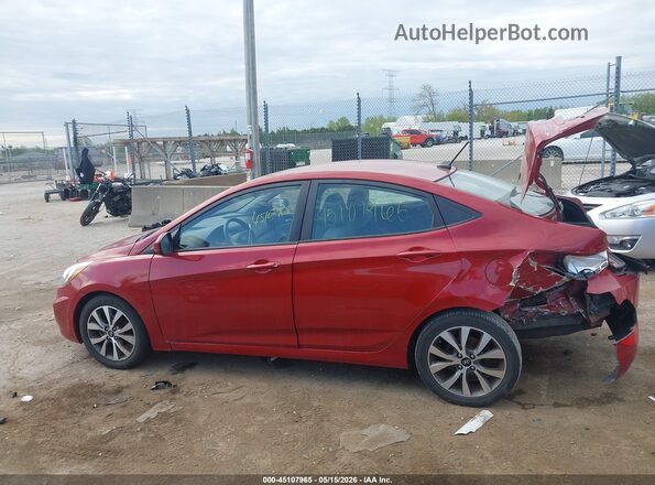 KMHCT4AE5HU360029 2017 HYUNDAI ACCENT Red Vista interior de 360 grados