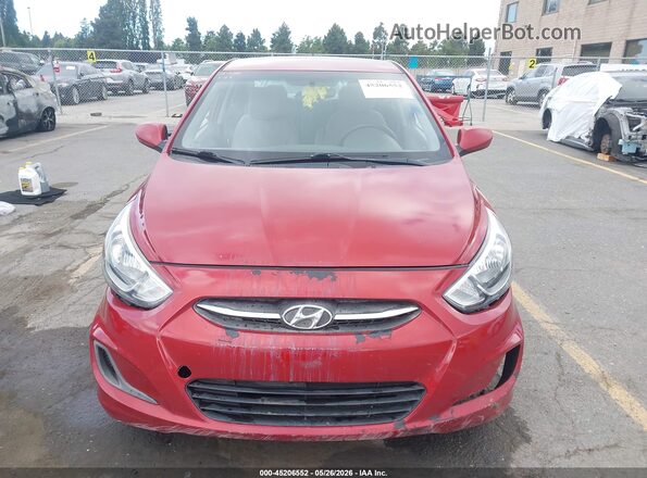 KMHCT4AE5HU378627 2017 HYUNDAI ACCENT Red 