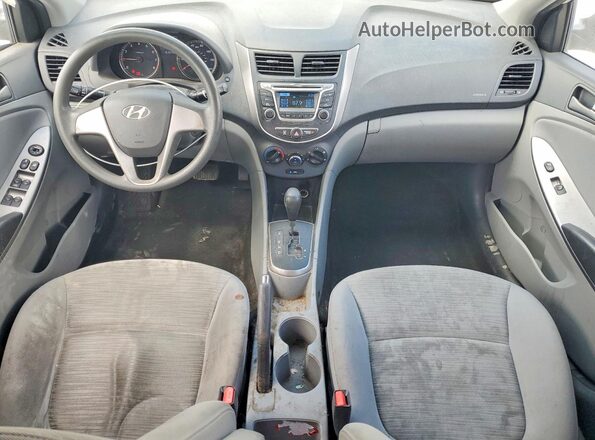 KMHCT4AE5HU381270 2017 HYUNDAI ACCENT White Dashboard view