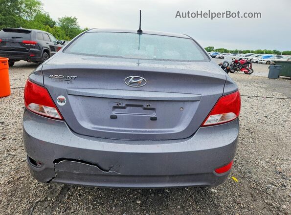 KMHCT4AE6HU283283 2017 HYUNDAI ACCENT Серый Вид сзади