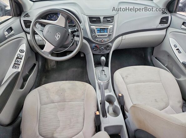 KMHCT4AE6HU283283 2017 HYUNDAI ACCENT Серый Вид панели приборов