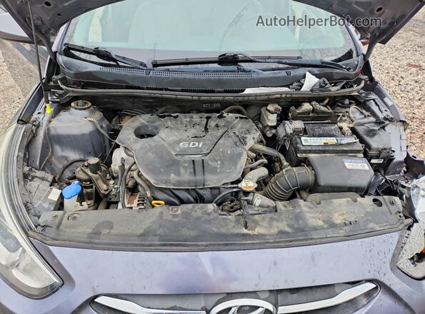 KMHCT4AE6HU283283 2017 HYUNDAI ACCENT Серый Вид задней части салона