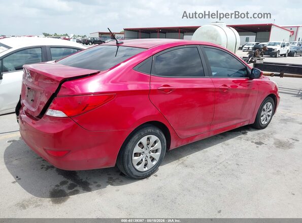 KMHCT4AE6HU321983 2017 HYUNDAI ACCENT Red Tył prawy