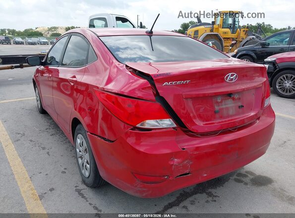 KMHCT4AE6HU321983 2017 HYUNDAI ACCENT Red Widok z przodu