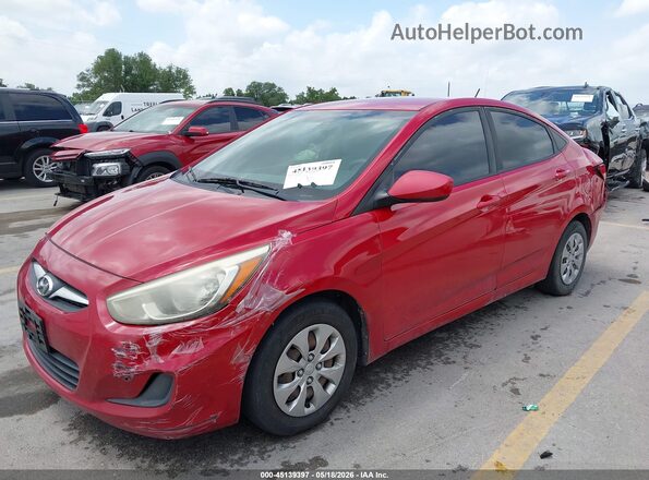 KMHCT4AE6HU321983 2017 HYUNDAI ACCENT Red Widok zestawu wskaźników