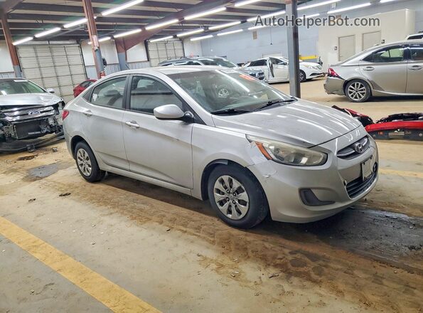 KMHCT4AE7GU057235 2016 HYUNDAI ACCENT Gray Передня права чверть