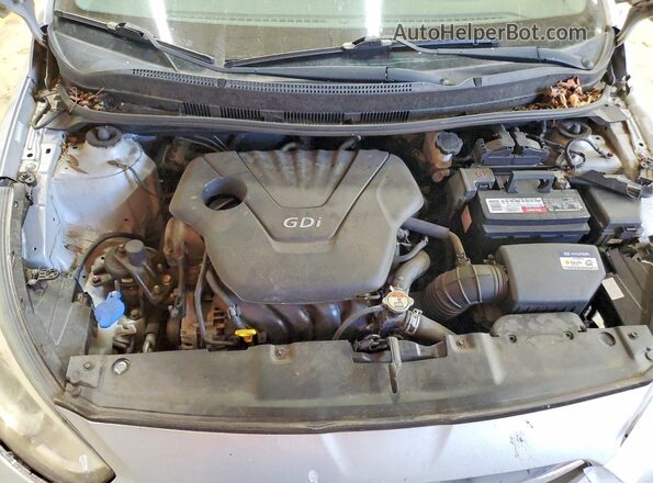 KMHCT4AE7GU057235 2016 HYUNDAI ACCENT Gray Вид задньої частини салону