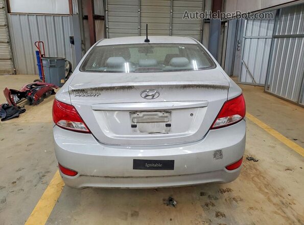 KMHCT4AE7GU057235 2016 HYUNDAI ACCENT Gray Вид ззаду
