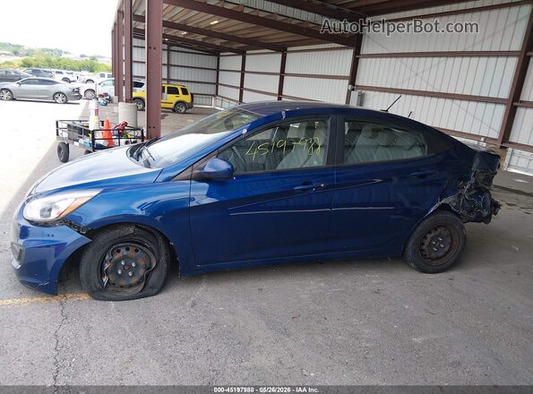 KMHCT4AE7GU960548 2016 HYUNDAI ACCENT Blue 