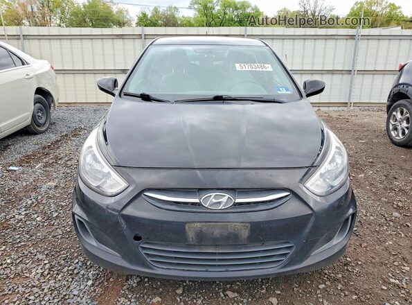 KMHCT4AE7GU969122 2016 HYUNDAI ACCENT Black წინა ხედი