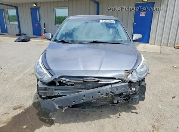 KMHCT4AE7GU990794 2016 HYUNDAI ACCENT Gray Front view