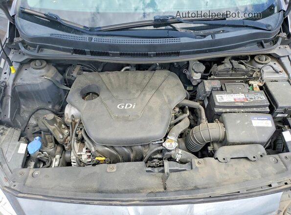KMHCT4AE7GU990794 2016 HYUNDAI ACCENT Gray Rear interior view