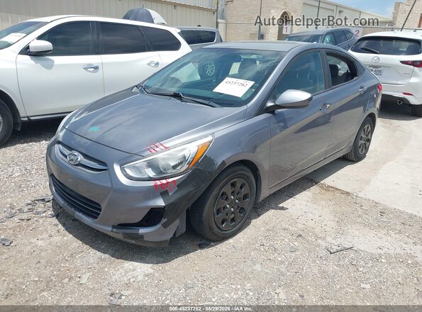 KMHCT4AE7HU308109 2017 HYUNDAI ACCENT Gray Передня ліва чверть