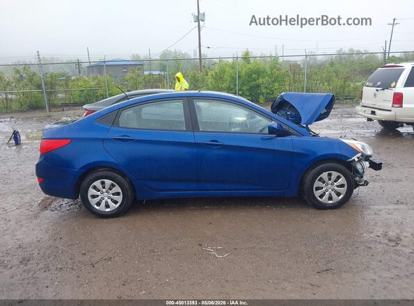 KMHCT4AE8GU072987 2016 HYUNDAI ACCENT Blue 