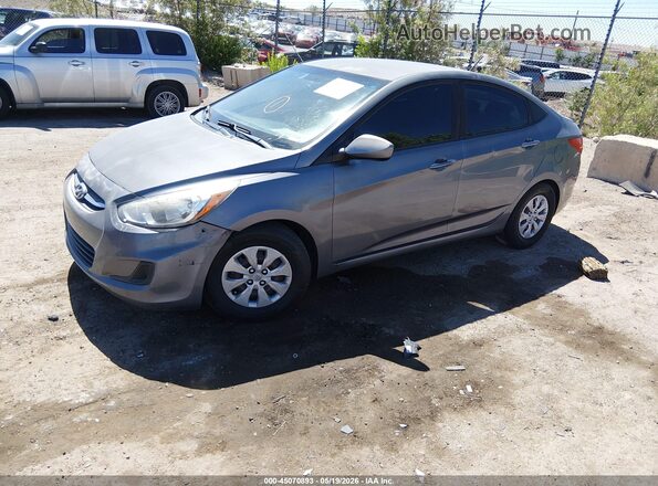KMHCT4AE8GU140639 2016 HYUNDAI ACCENT Gray 