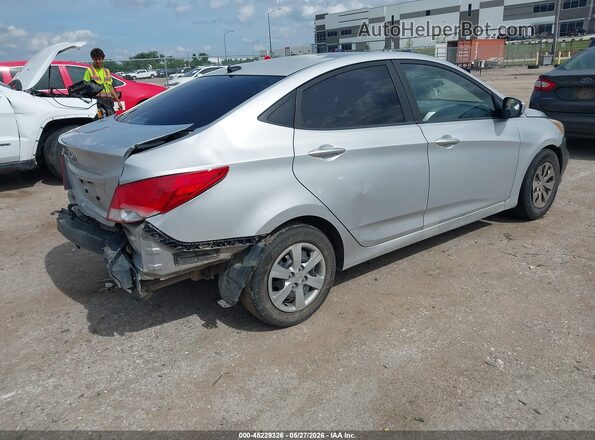 KMHCT4AE8HU193438 2017 HYUNDAI ACCENT Silver უკანა მარჯვენა