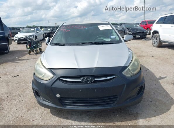 KMHCT4AE8HU193438 2017 HYUNDAI ACCENT Silver ხელსაწყოთა პანელის ხედი