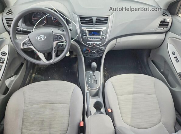 KMHCT4AE9GU121551 2016 HYUNDAI ACCENT Gray 