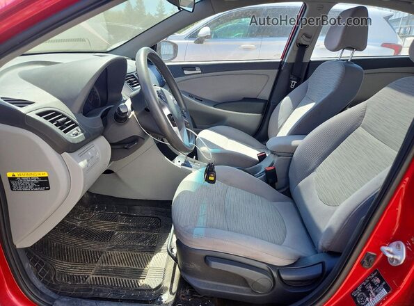 KMHCT4AE9HU242985 2017 HYUNDAI ACCENT Red Vista interior delantera
