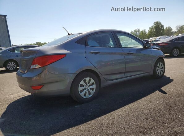 KMHCT4AEXGU109098 2016 HYUNDAI ACCENT Silver Trasero derecho
