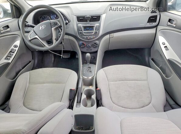 KMHCT5AE0HU351342 2017 HYUNDAI ACCENT White Вид панелі приладів