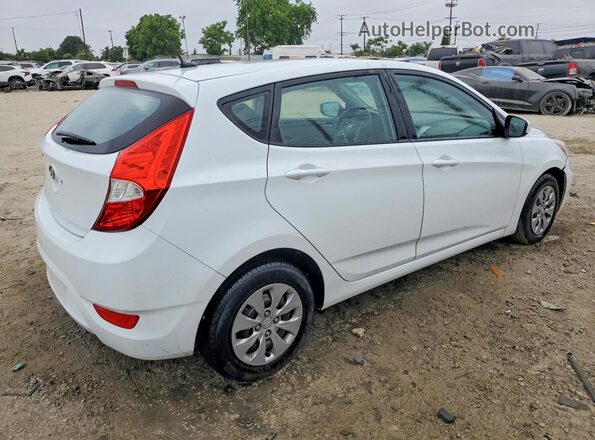 KMHCT5AE0HU351342 2017 HYUNDAI ACCENT White Задня права чверть