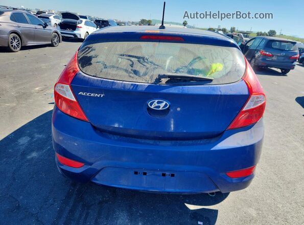 KMHCT5AE1GU243164 2016 HYUNDAI ACCENT Blue Vista trasera