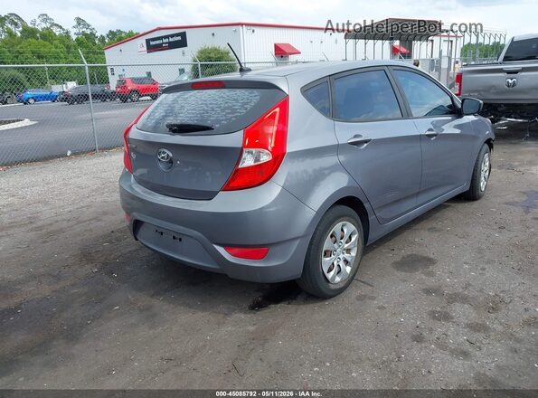 KMHCT5AE1HU345727 2017 HYUNDAI ACCENT Gray Tył prawy