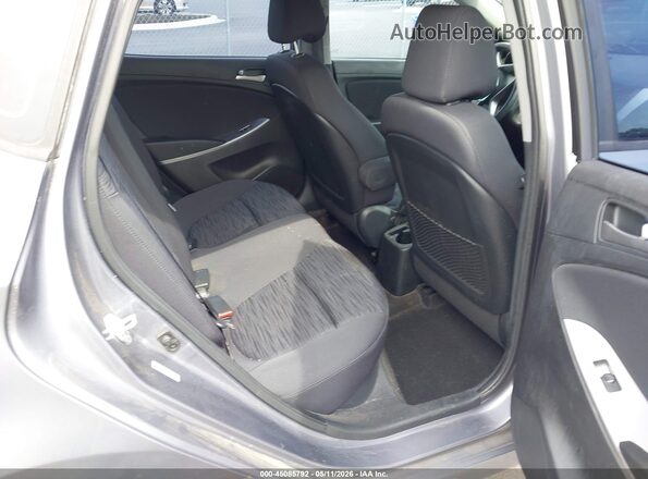KMHCT5AE1HU345727 2017 HYUNDAI ACCENT Gray Widok naklejki z numerem VIN