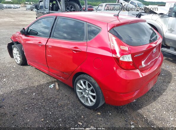 KMHCT5AE2GU267473 2016 HYUNDAI ACCENT Red Trasero izquierdo